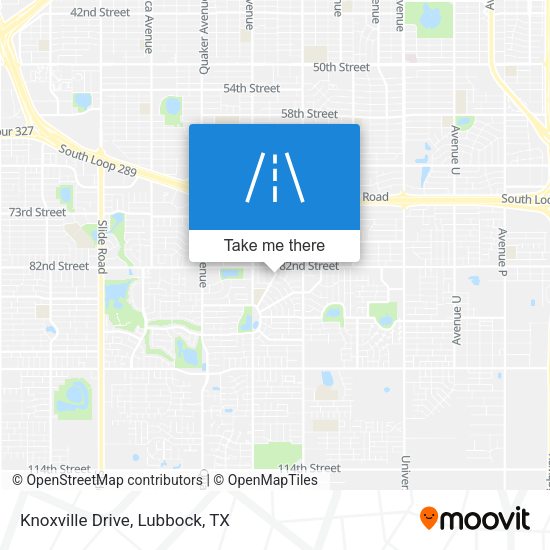 Mapa de Knoxville Drive