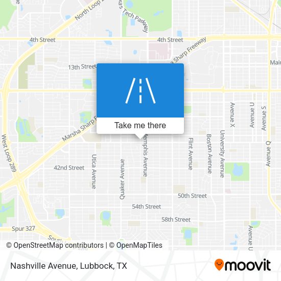 Nashville Avenue map