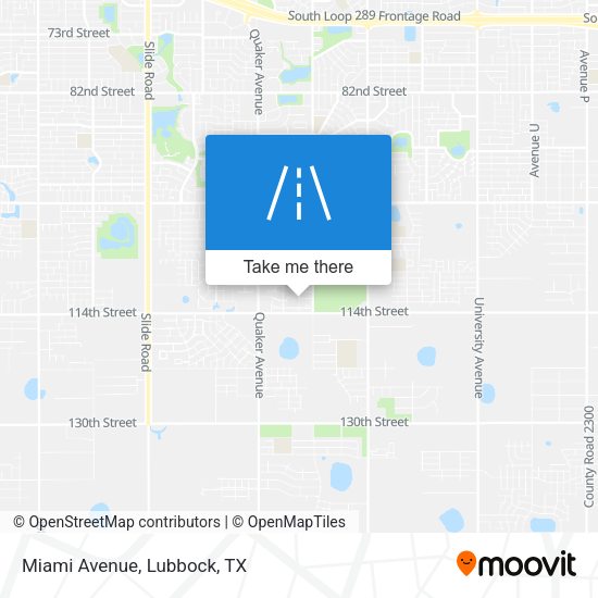 Mapa de Miami Avenue