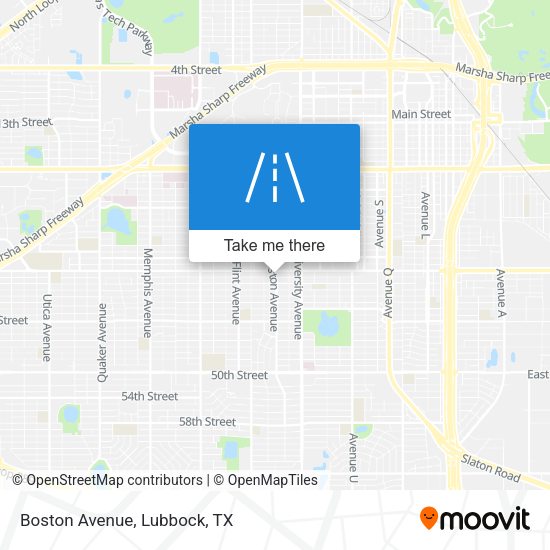 Boston Avenue map