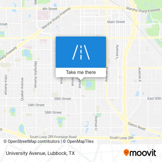 Mapa de University Avenue