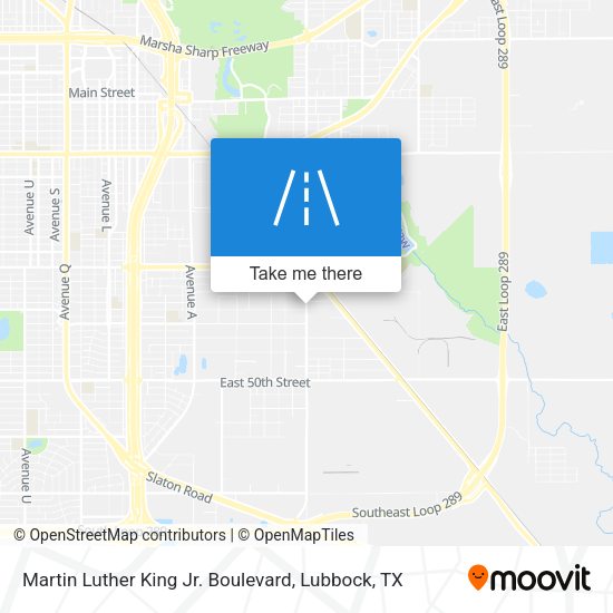 Martin Luther King Jr. Boulevard map
