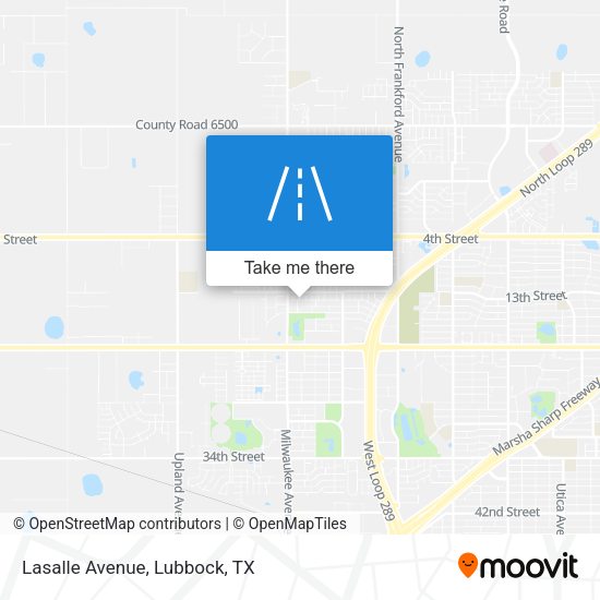 Mapa de Lasalle Avenue