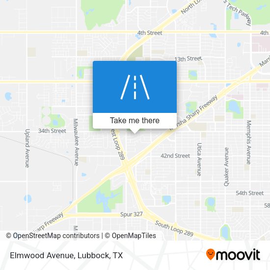 Mapa de Elmwood Avenue