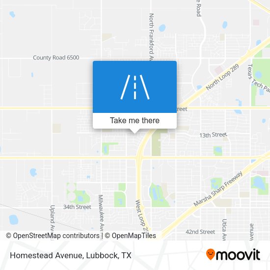 Mapa de Homestead Avenue