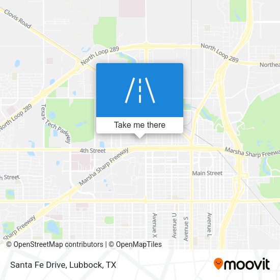 Santa Fe Drive map