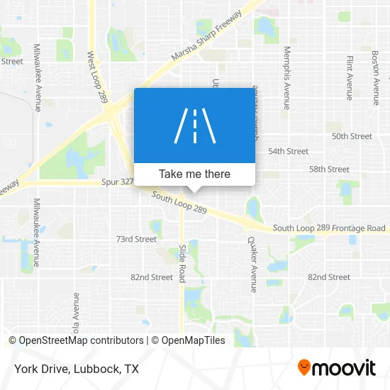 York Drive map