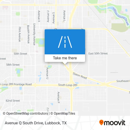 Avenue Q South Drive map
