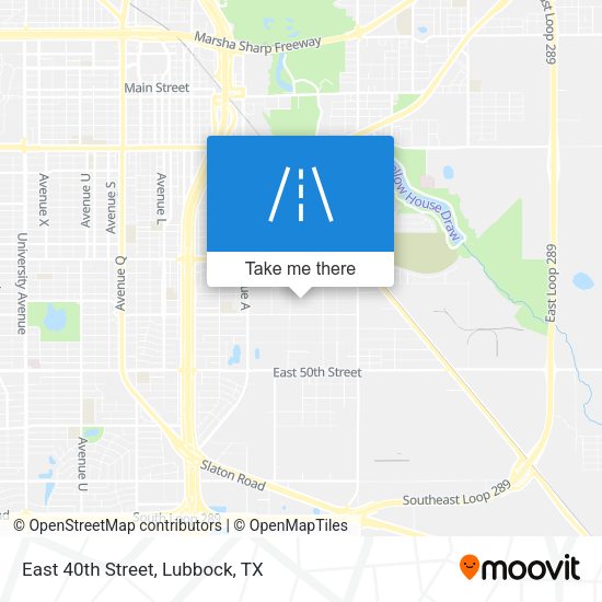 Mapa de East 40th Street