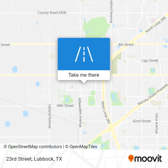 Mapa de 23rd Street