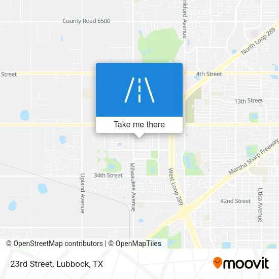 23rd Street map