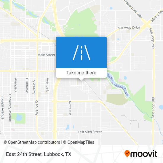Mapa de East 24th Street