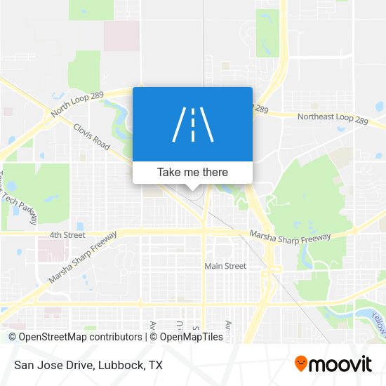 Mapa de San Jose Drive