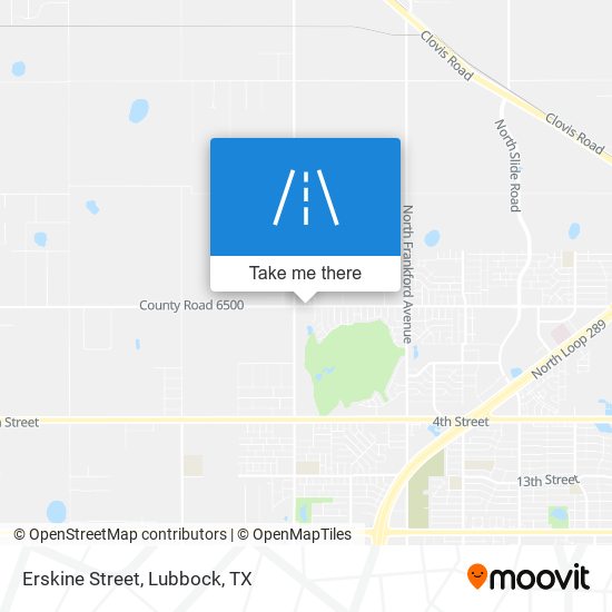 Erskine Street map