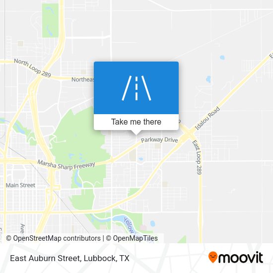 East Auburn Street map