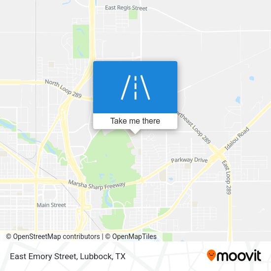 Mapa de East Emory Street