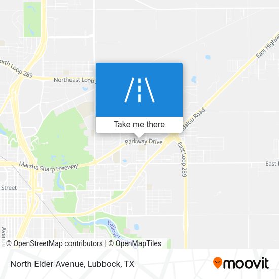 North Elder Avenue map