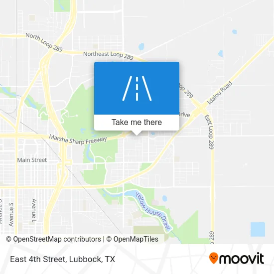 Mapa de East 4th Street