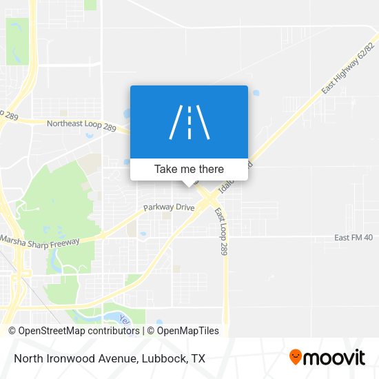 Mapa de North Ironwood Avenue