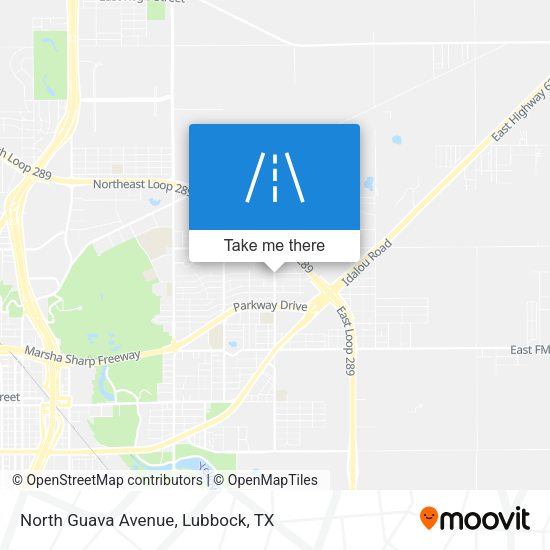 North Guava Avenue map