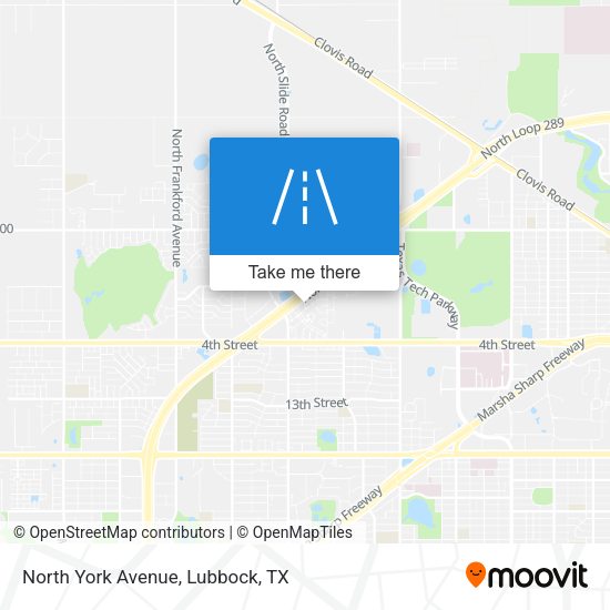 North York Avenue map
