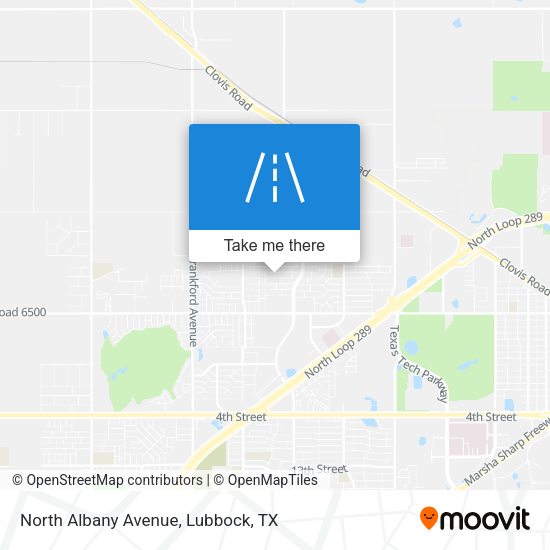 North Albany Avenue map