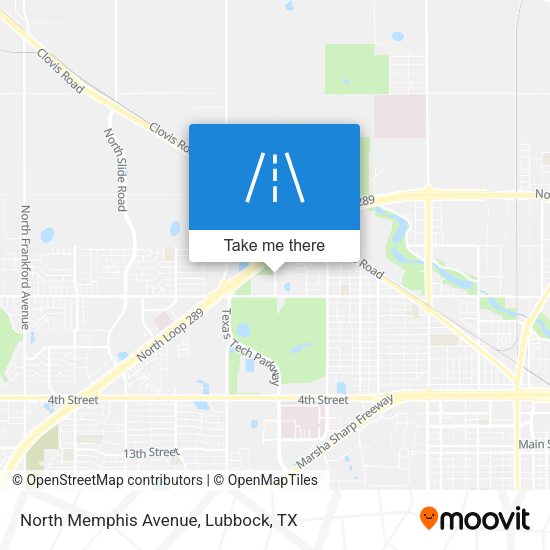 North Memphis Avenue map