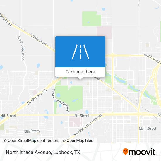 Mapa de North Ithaca Avenue