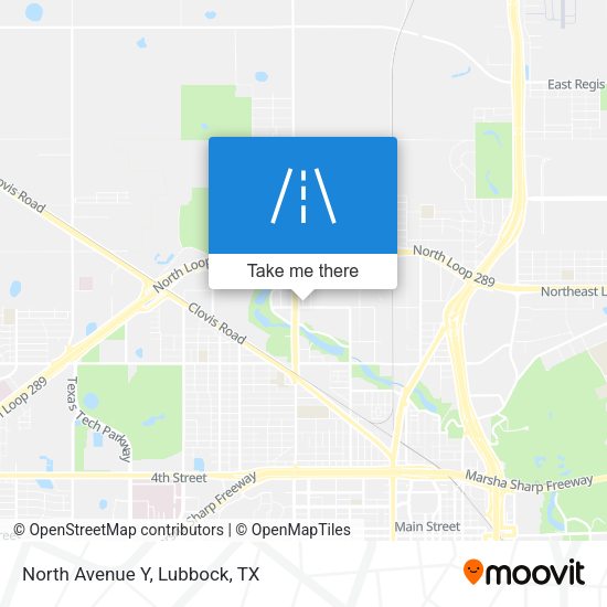 Mapa de North Avenue Y