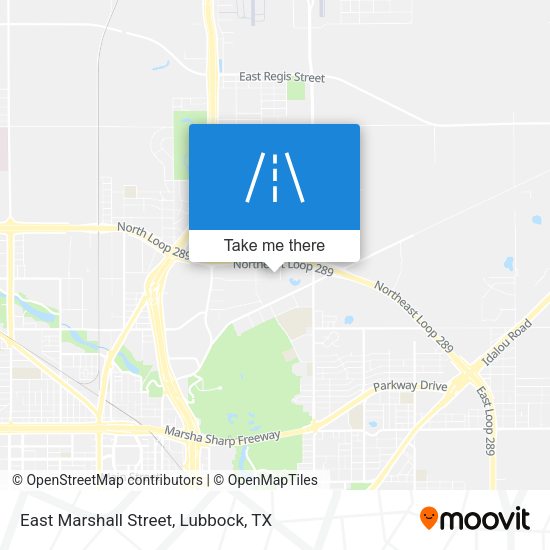 East Marshall Street map
