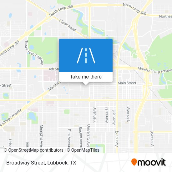 Mapa de Broadway Street