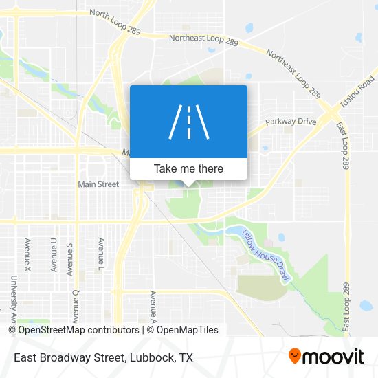 Mapa de East Broadway Street