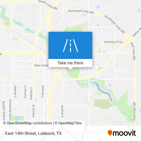 Mapa de East 14th Street