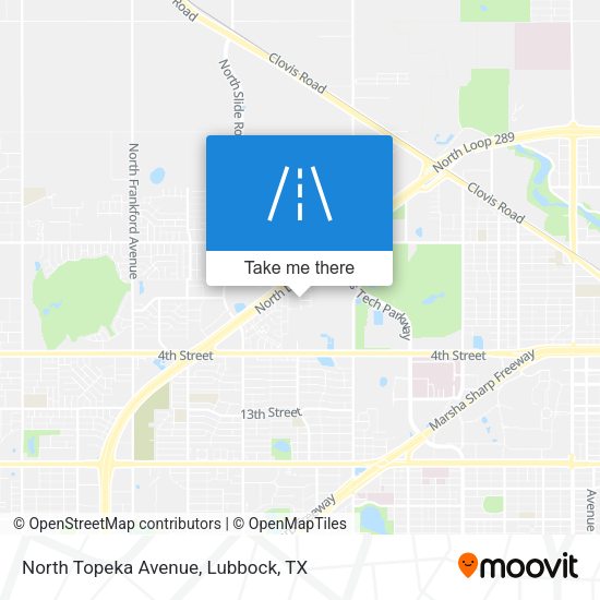Mapa de North Topeka Avenue