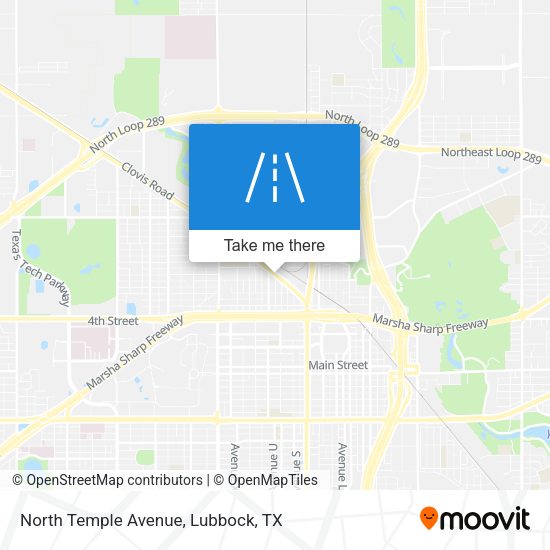 North Temple Avenue map