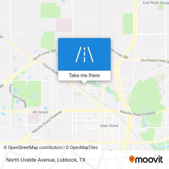 Mapa de North Uvalde Avenue
