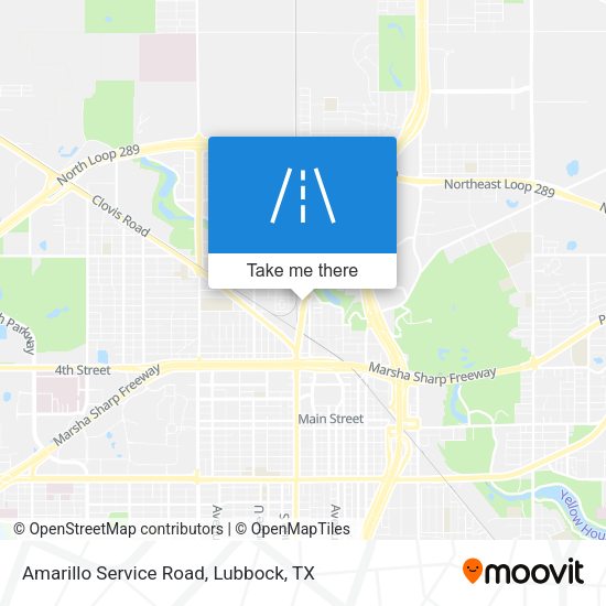 Amarillo Service Road map