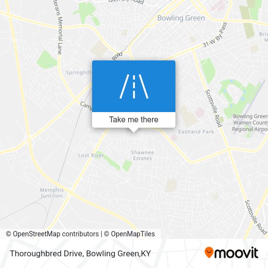 Thoroughbred Drive map