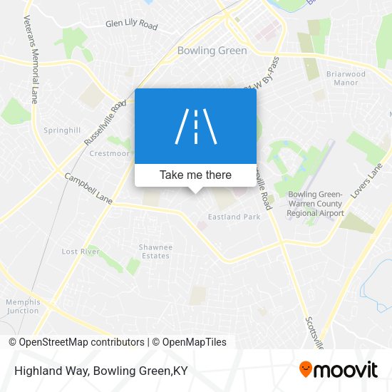 Highland Way map