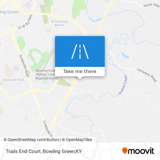Trails End Court map