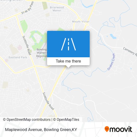 Mapa de Maplewood Avenue