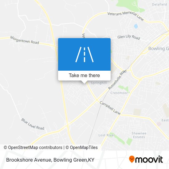 Brookshore Avenue map
