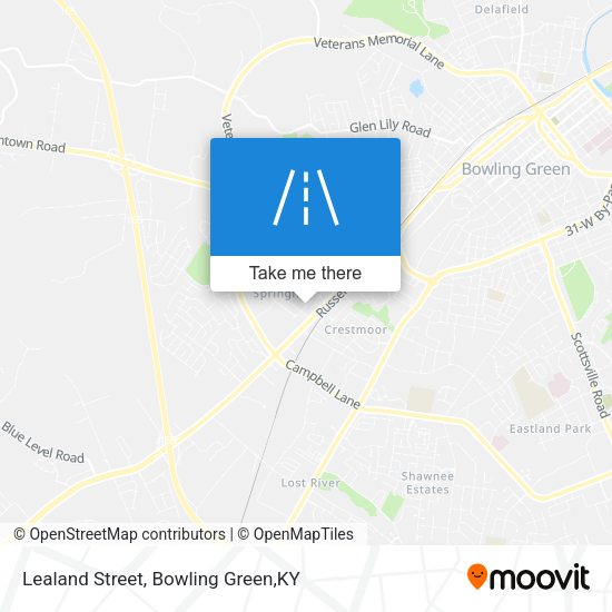 Lealand Street map
