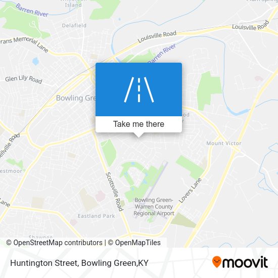 Huntington Street map