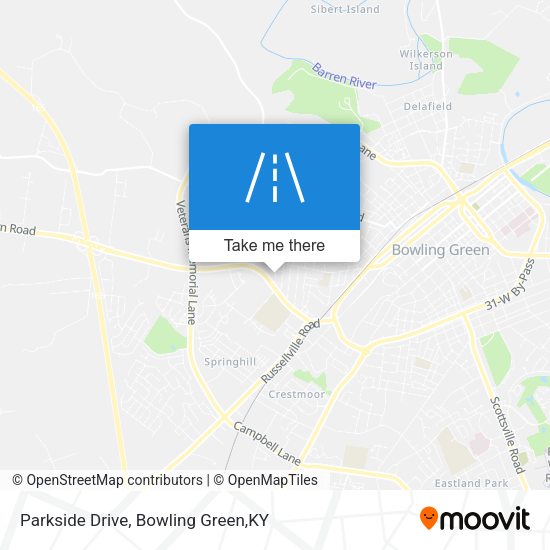 Parkside Drive map