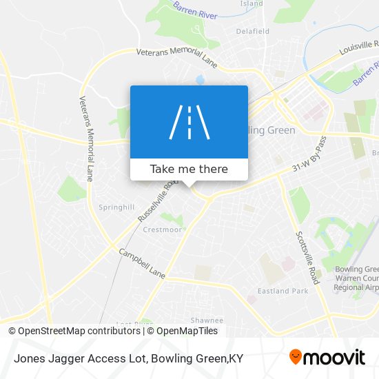Mapa de Jones Jagger Access Lot