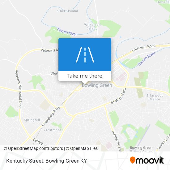 Kentucky Street map