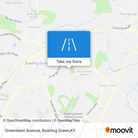 Mapa de Greenlawn Avenue
