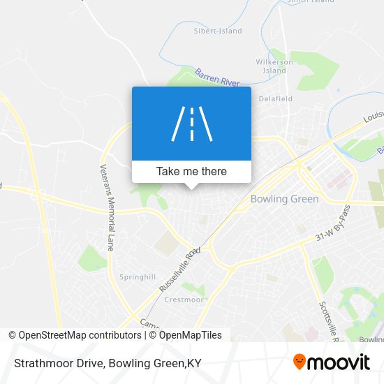 Strathmoor Drive map