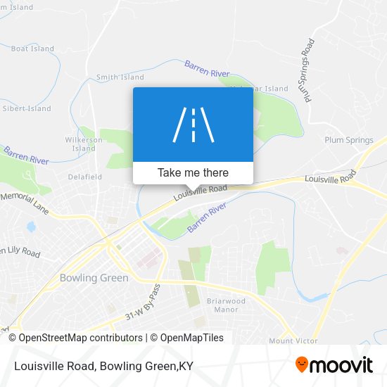 Louisville Road map